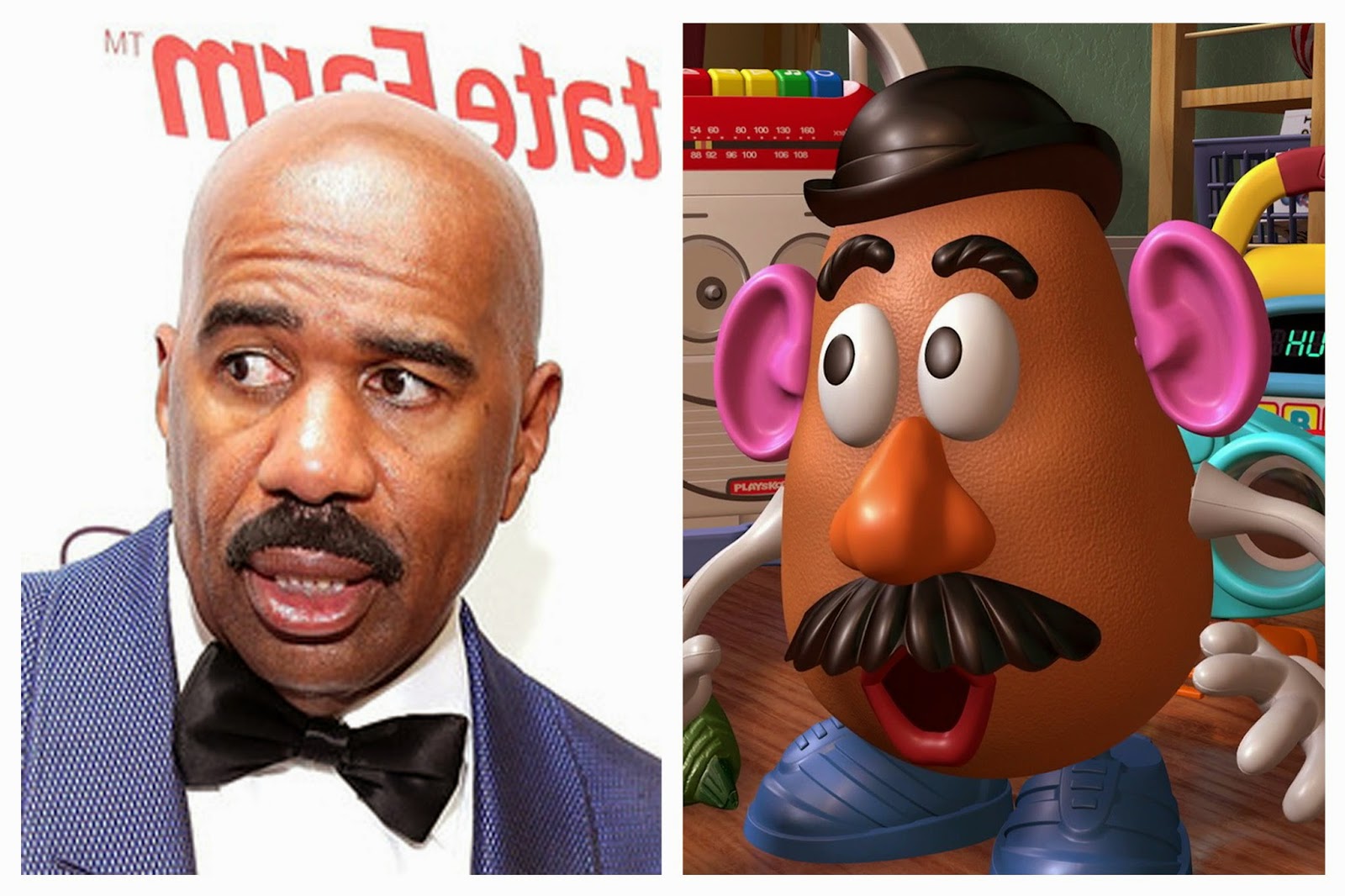 Celebrity Cartoon Copy Steve Harvey & Mr. Potato Head Celebrity Cartoon Copy Steve Harvey & Mr. Potato Head