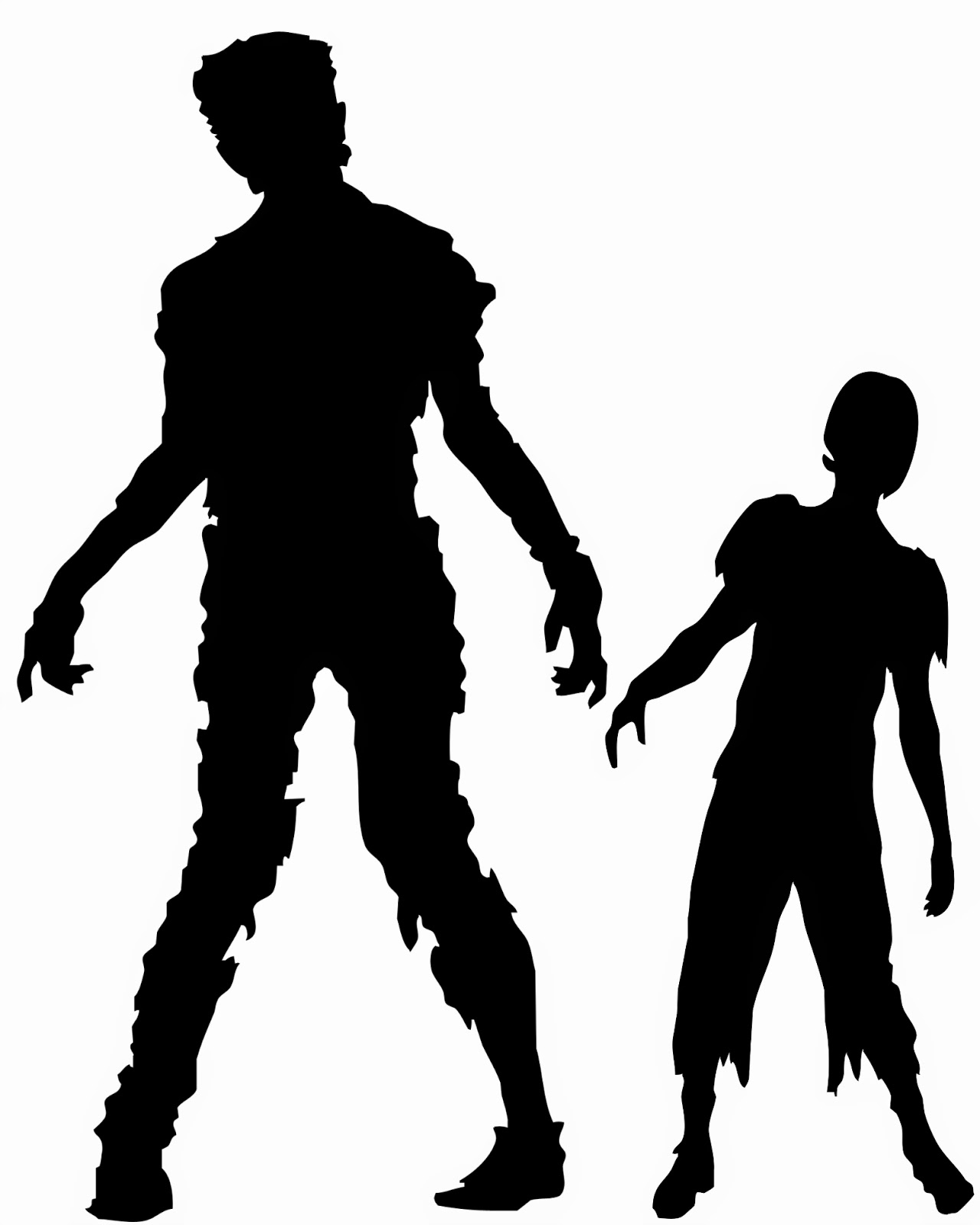 zombie silhouette clip art - photo #16