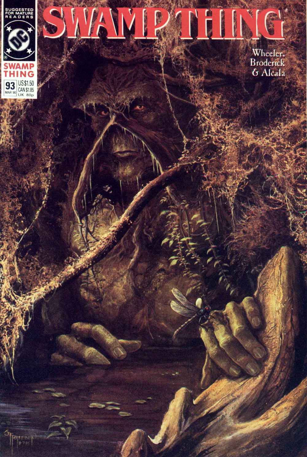 Read online Swamp Thing (1982) comic -  Issue #93 - 1