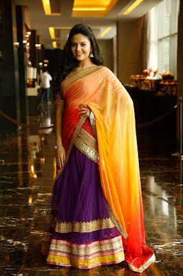 SriMukhi in Saree Photos