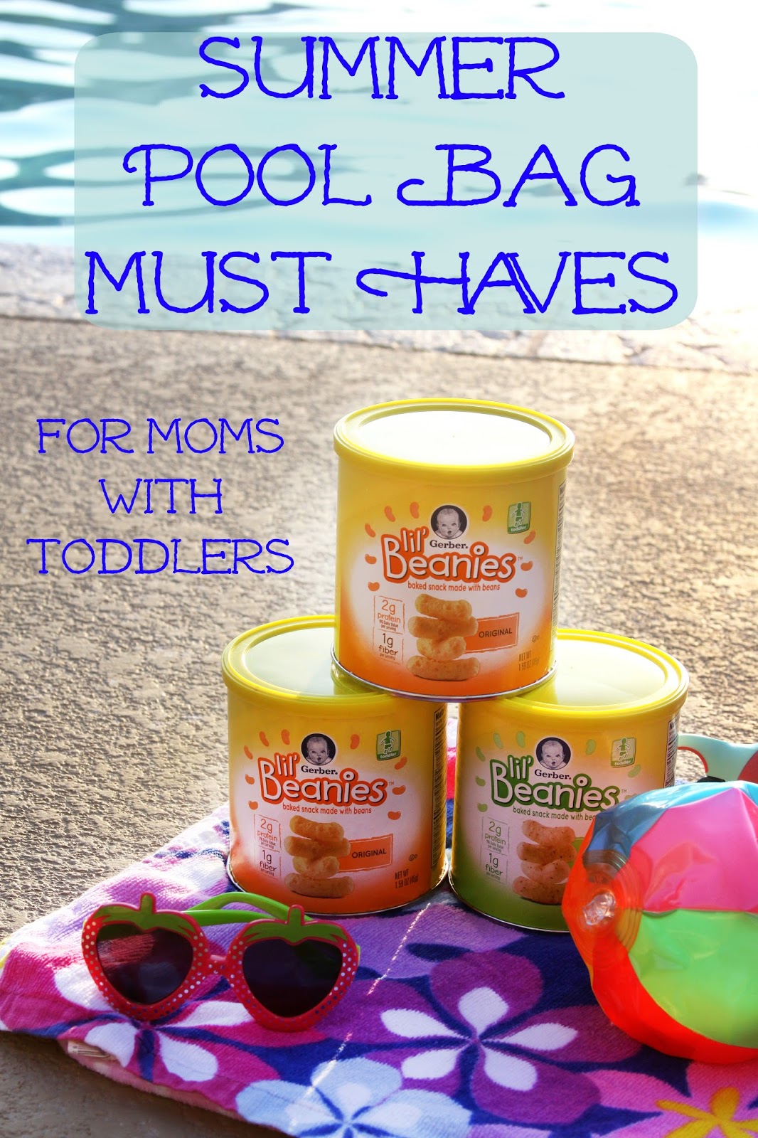 For the Love of Food Summer Pool Bag Must Haves for Moms with Toddlers