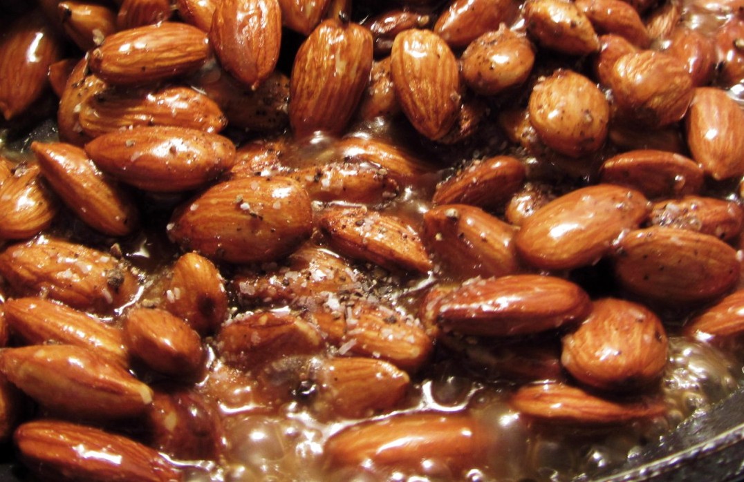 From Lulu's Kitchen Black Pepper Almonds