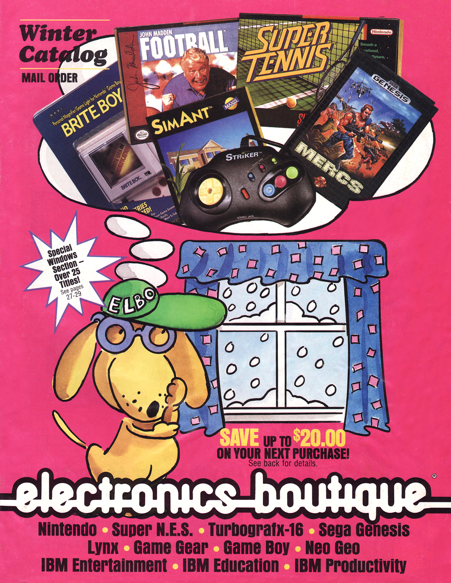 Vault 1541 1991 Electronics Boutique Winter Catalog