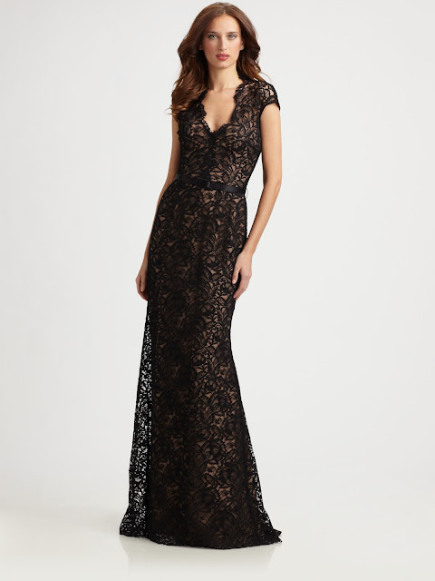 Brainy Mademoiselle: Black Lace Gown