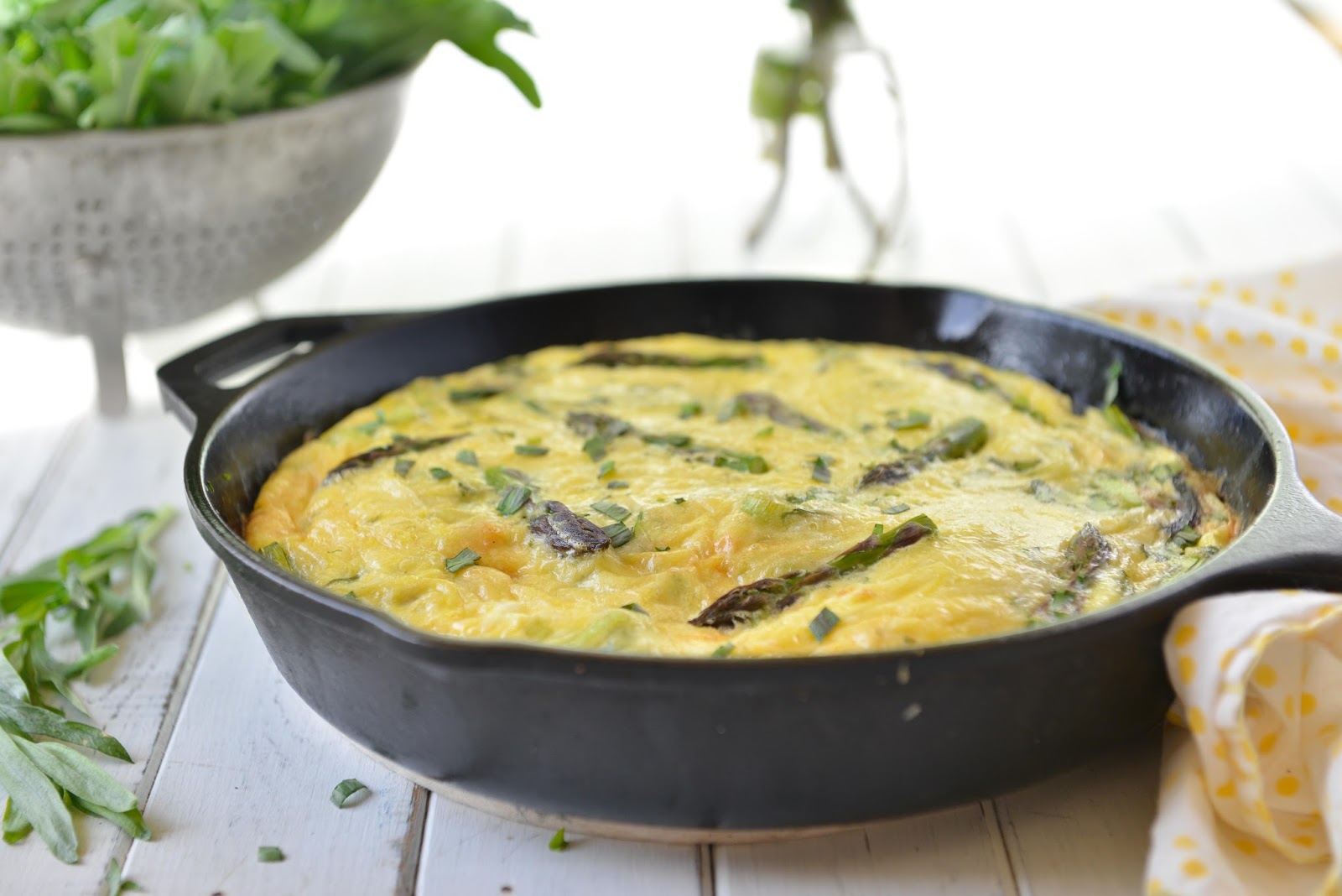 Nourishing Meals® Asparagus, Leek, and Mushroom Frittata