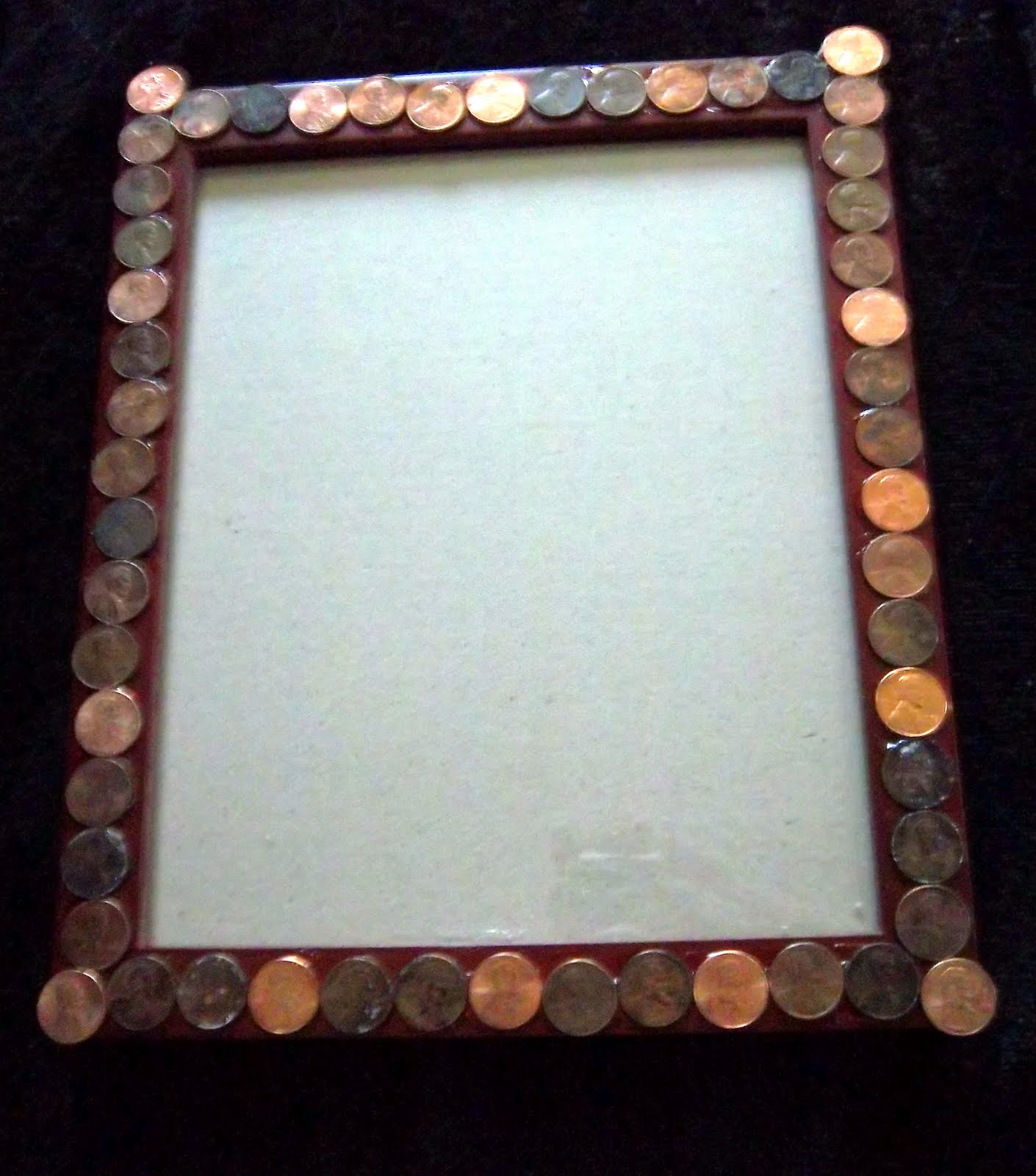 CRAFTS AND CREATIONS WITH KMOM14 Lincoln Penny Picture Frame