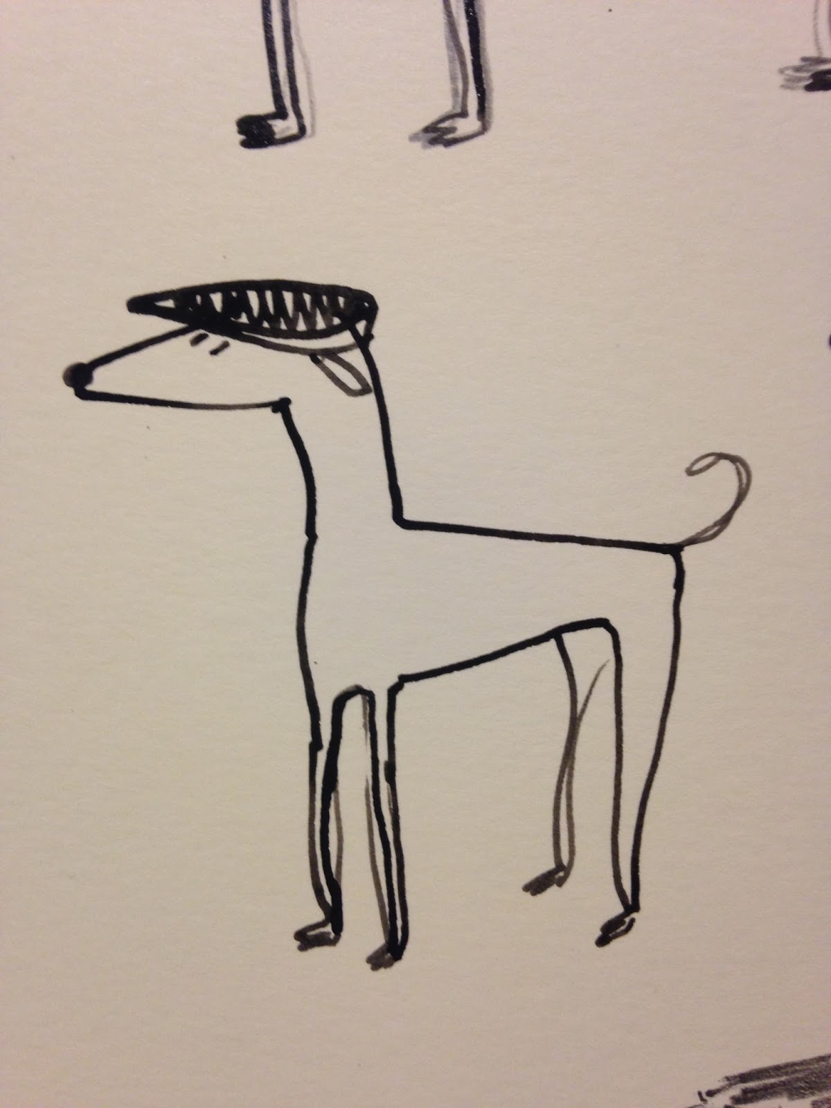 Creative Fox Flat Cap and Whippet Logo