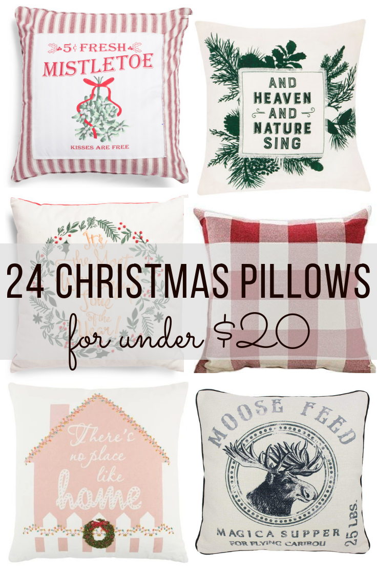 24 Affordable Christmas Pillows and Covers (All Less Than $20!)  Delightfully Noted