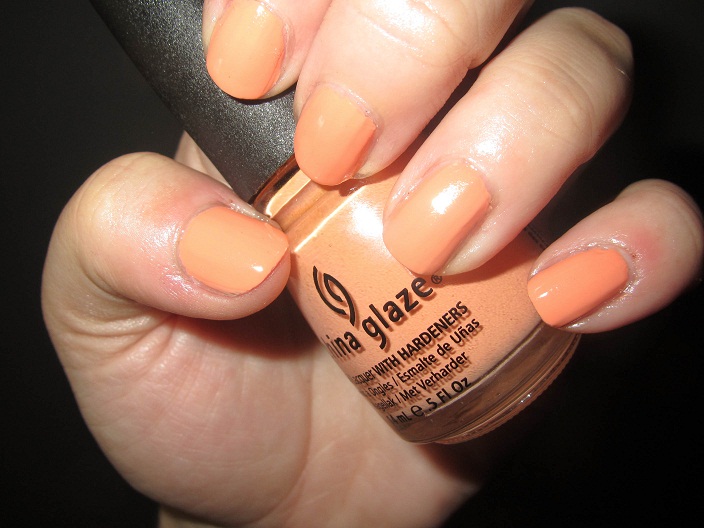 3. China Glaze Nail Lacquer in "Peachy Keen" - wide 8