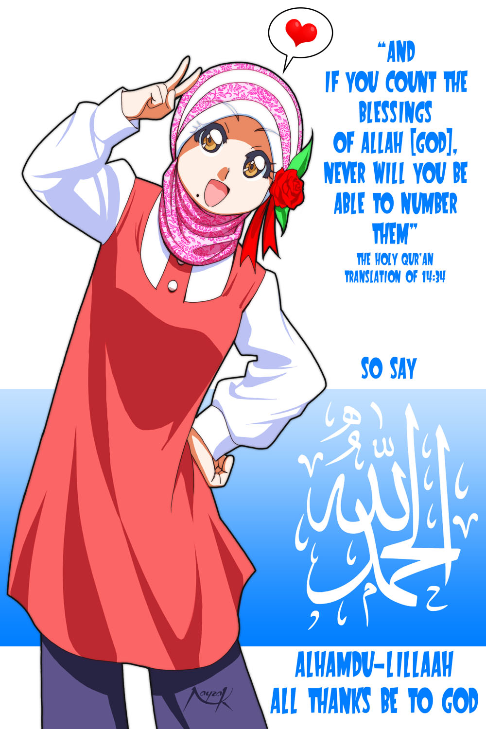 Catatan Kecil Kartun Muslimah Comel Dan Cantik Kabar Bola