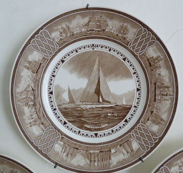 Expats in Malta 5 ANTIQUE PLATES for sale