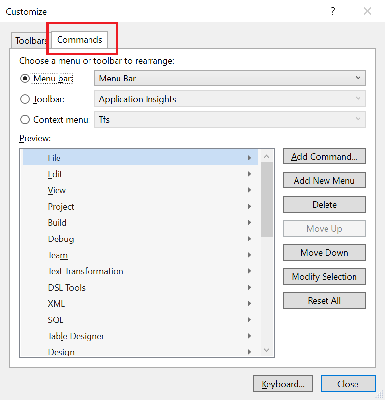 Missing Start Page from Visual Studio 2019