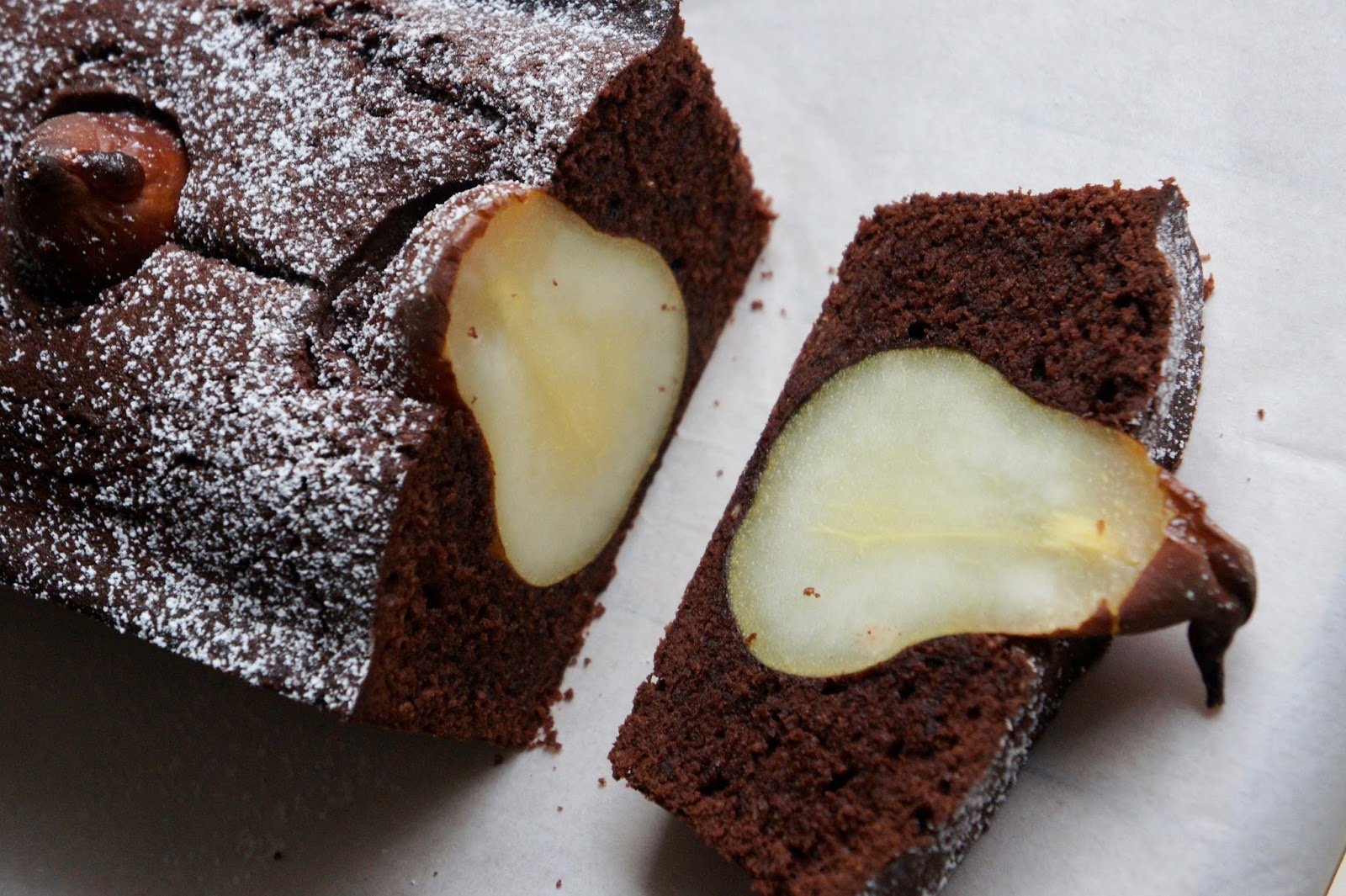 REZEPT: glutenfreier Schoko-Birnen-Kuchen ♥ Ein glutenfreier Blog
