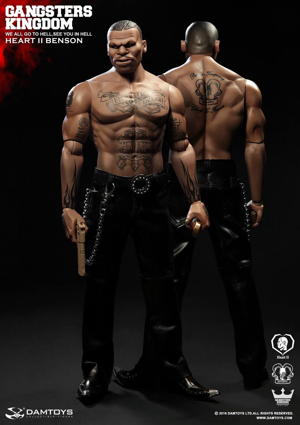 toyhaven DAM TOYS 1/6th scale Gangsters Kingdom "Heart II" Benson 12