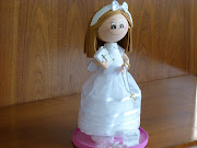 Fofucha comunión personalizada Manuela