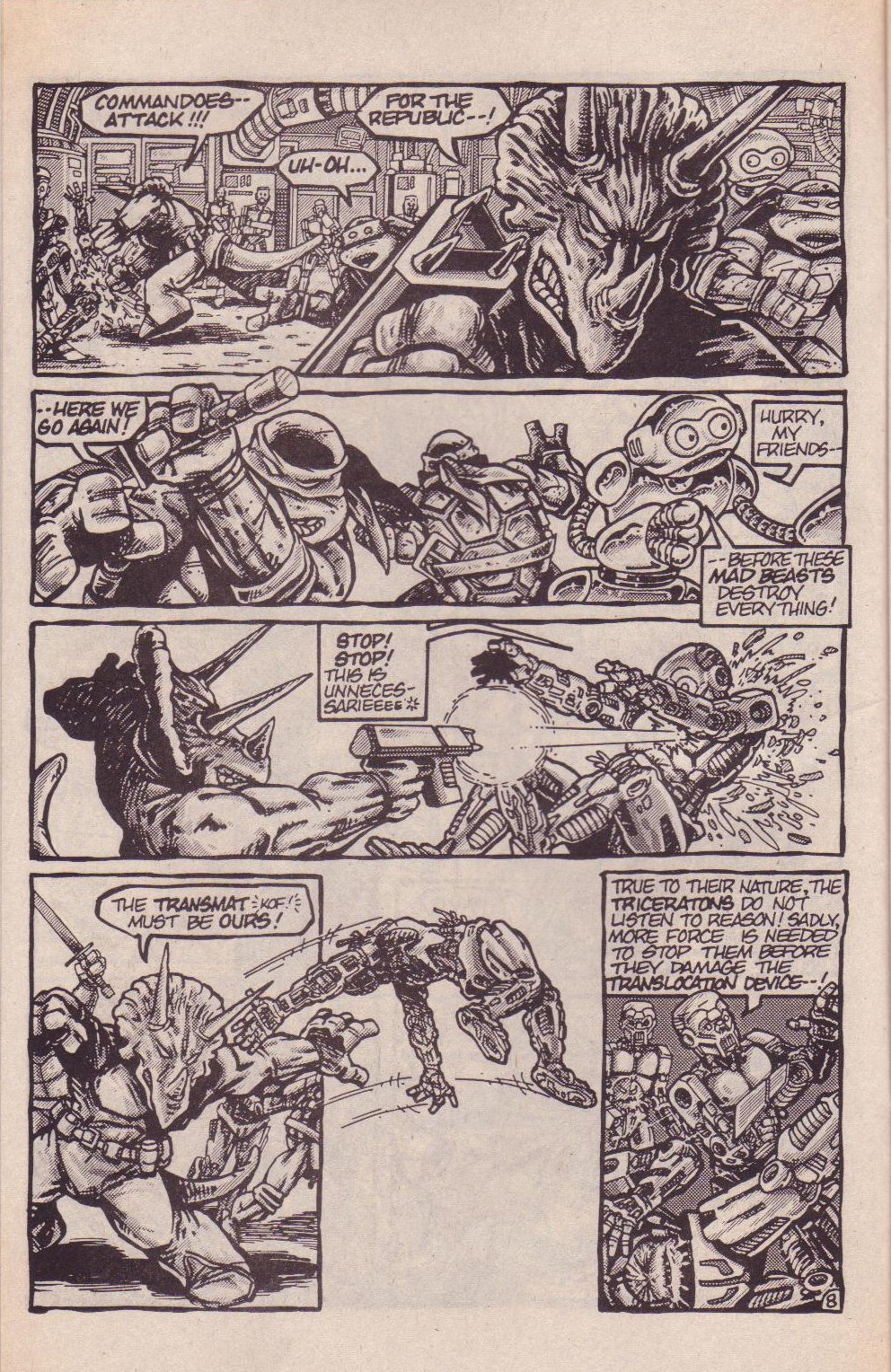 Read online Teenage Mutant Ninja Turtles (1984) comic -  Issue #7 - 10