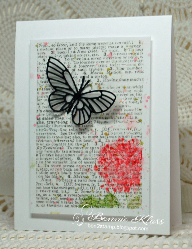 Stamping with Klass Tissue Paper with Tim Holtz