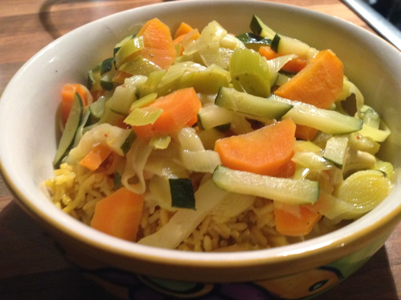 Curry-Gemüse mit Reis ~ LuboBase