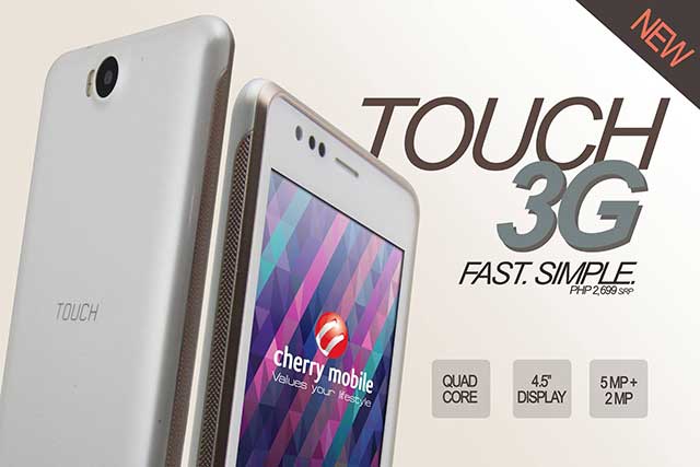 Cherry Mobile Touch 3G: Specs, Price and Availability