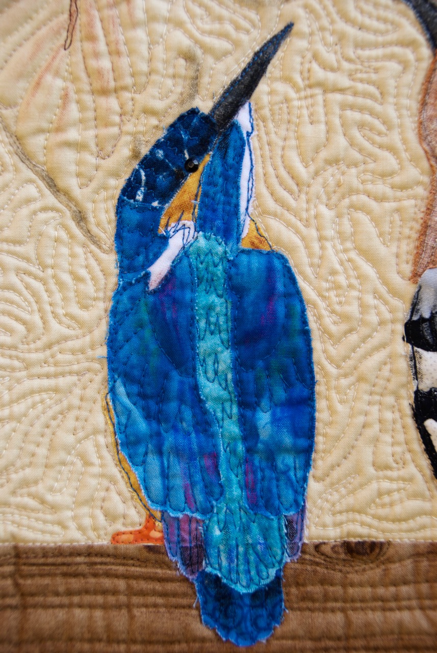 Quilt Art by Olena Pugachova The Evolution quilt finished finally