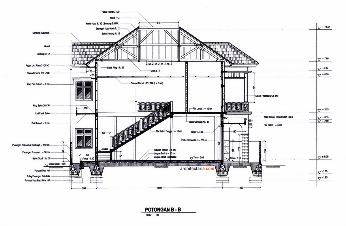  Gambar  Gambar  Rencana Lengkap KERABAT RUMAH