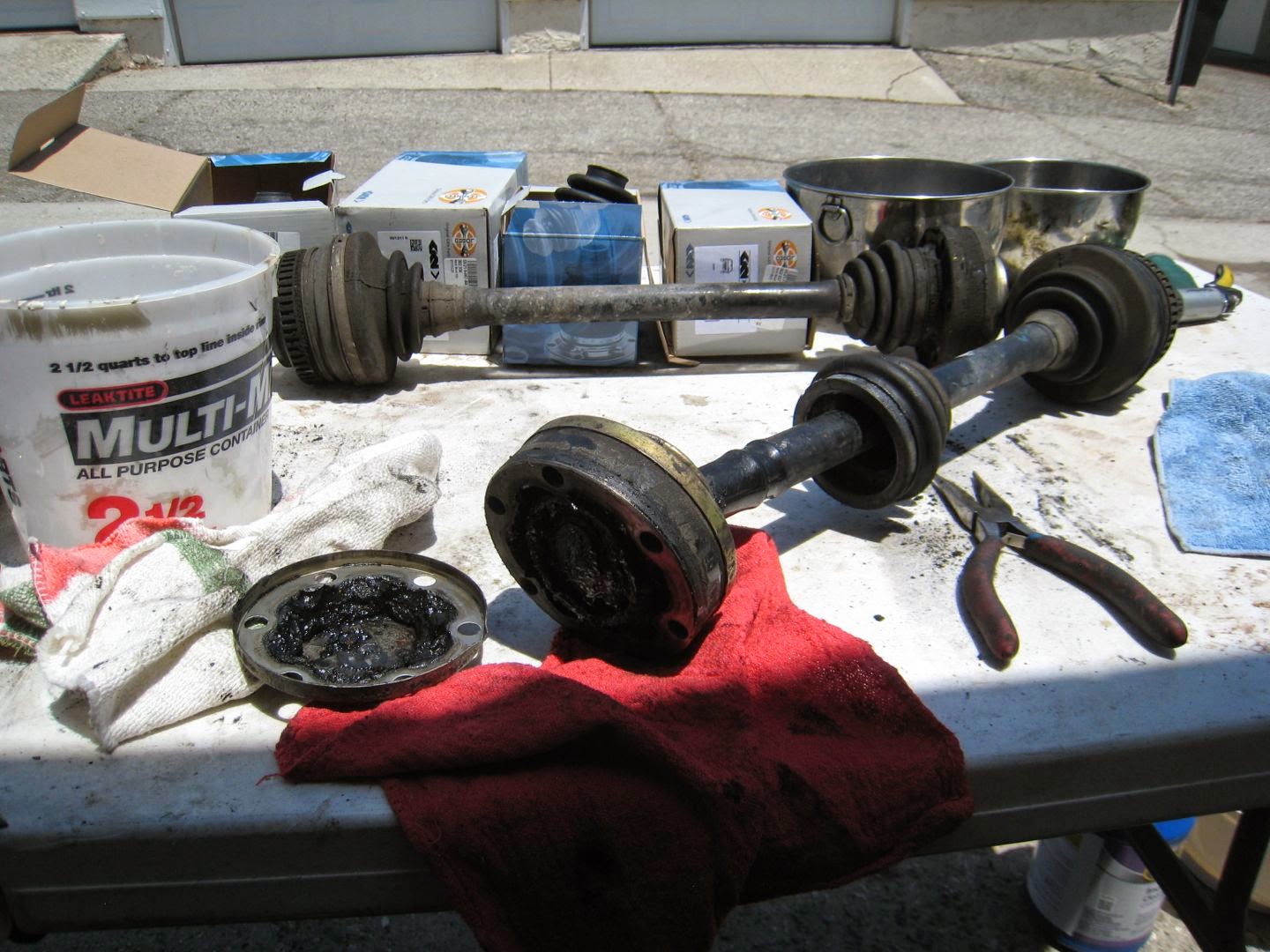 M3 PINK Rear Suspension Overhaul Part V e36 m3 Halfshaft/axle CV Boot