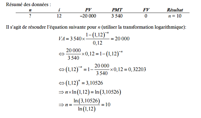 Serie D Exercices Corriges Mathematiques Financieres Cours Fsjes