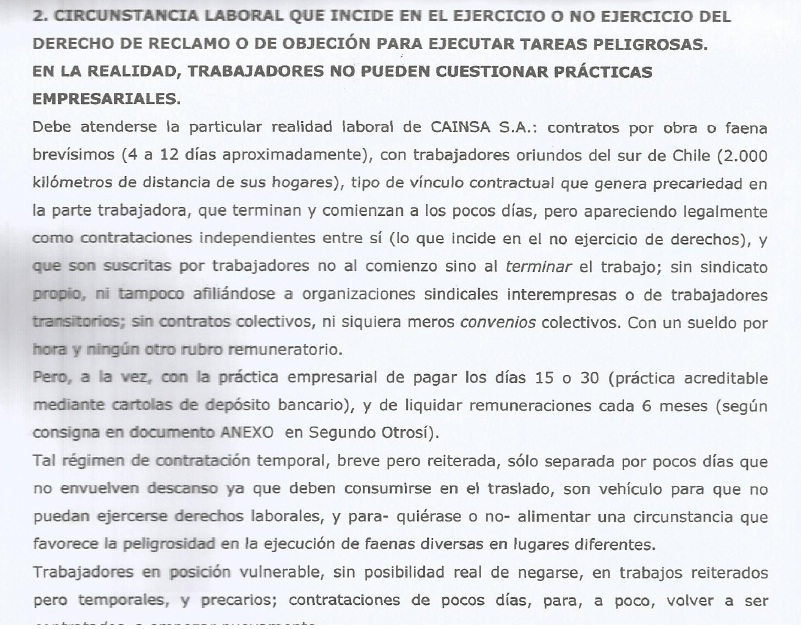 Querella criminal por muerte de Rudy Ortiz revela condiciones laborales en CAINSA-MINERA ESCONDIDA.