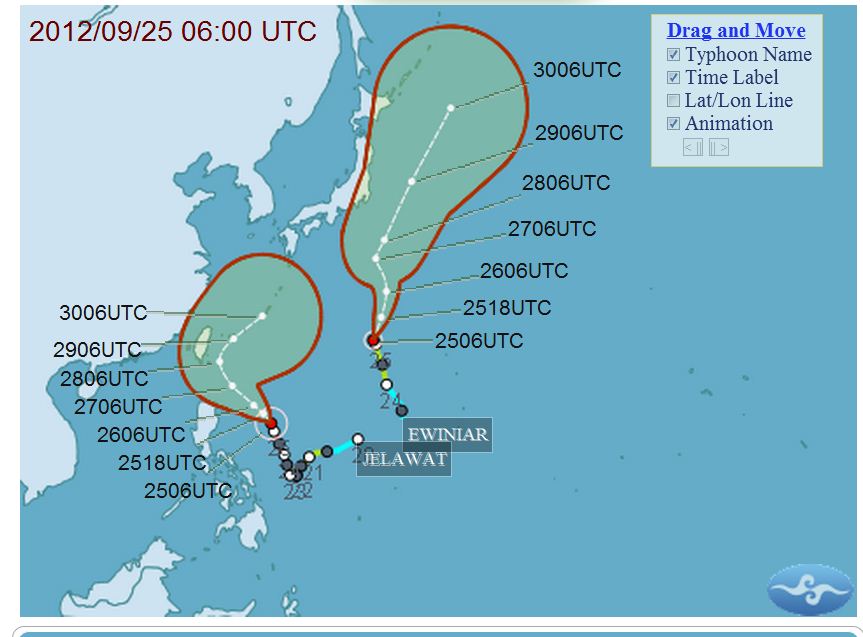 Love Traveling Taiwan Super Typhoon Jelawat Watching