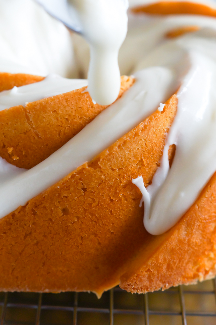 Buttermilk Bundt Cake Bake at 350°