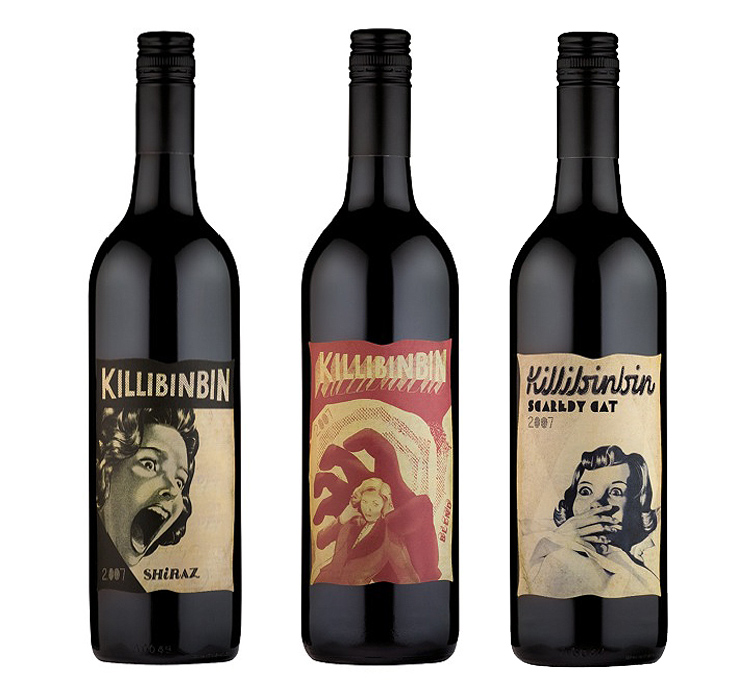 Killibinbin's Shiraz, The Blend and Scaredy Cat Wines: