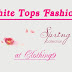 White Cotton Tops Collection 2013 | Fashion Tops with Western Style