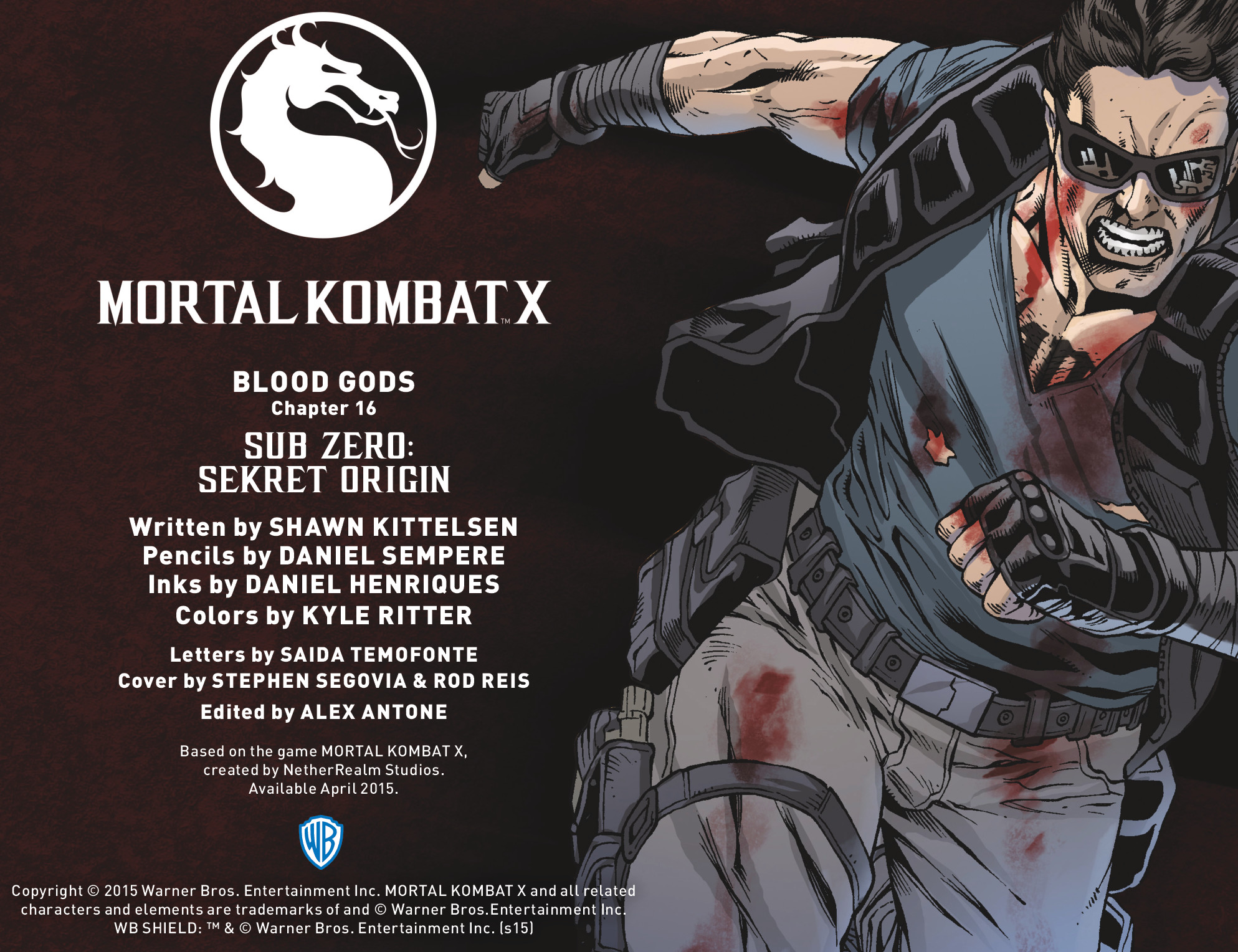 Read online Mortal Kombat X [I] comic -  Issue #16 - 3