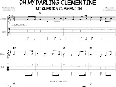 Oh my darling clementine piano sheet music 163211-Oh my darling clementine piano sheet music