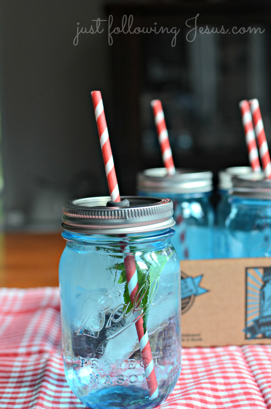 Just following Jesus in my real life: Easy peasy homemade Ball jar drinking  glasses with straws