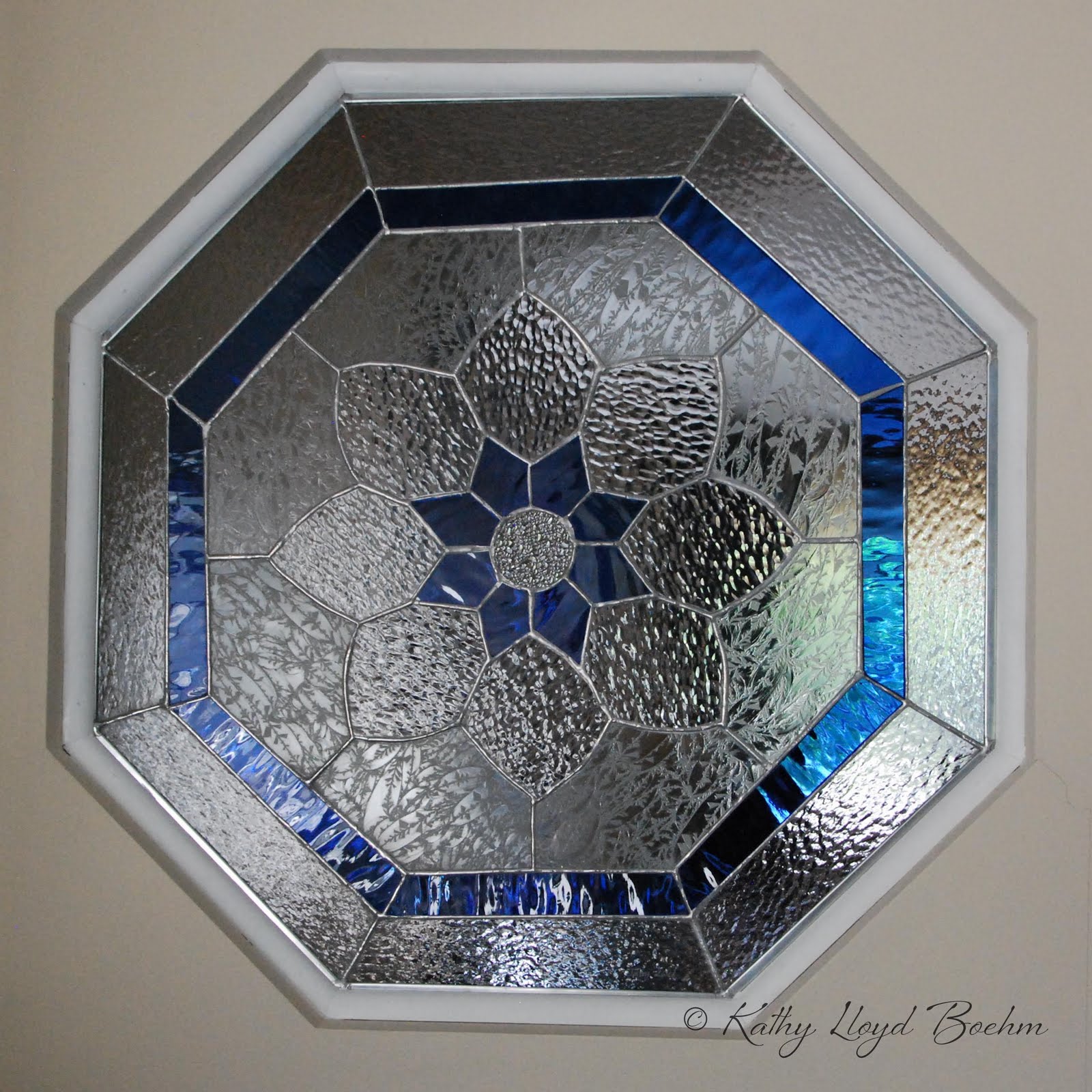 Boehm Stained Glass Blog Octagonal window installation