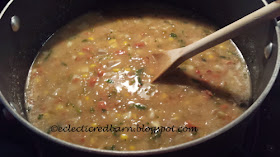 Eclectic Red Barn: Green Enchilada Pork Chili cookiing