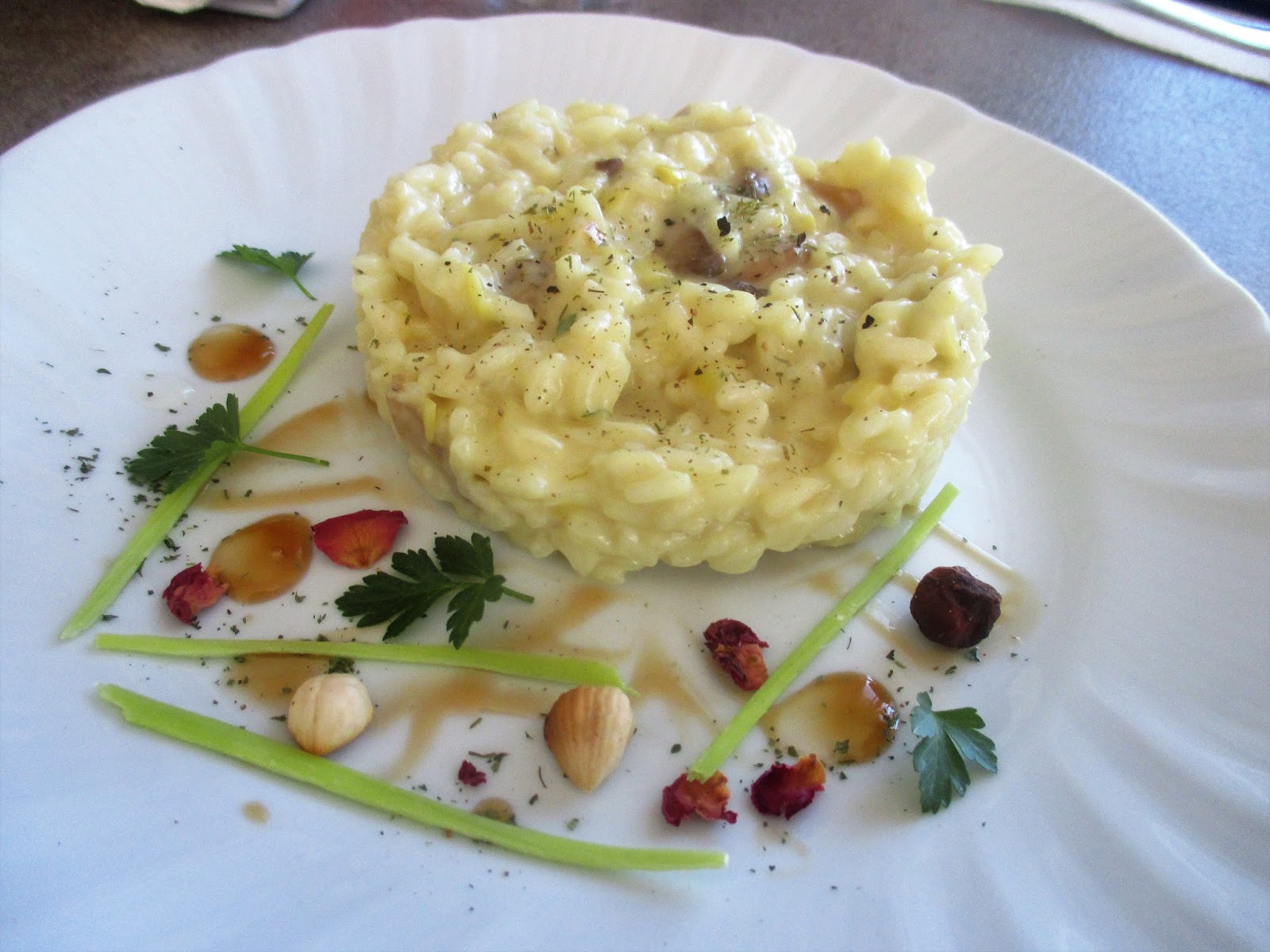 RISOTTO MUSHROOMS AND HAZELNUTS Risotto