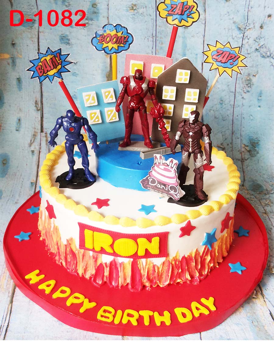 KUE ULANG TAHUN IRON MAN