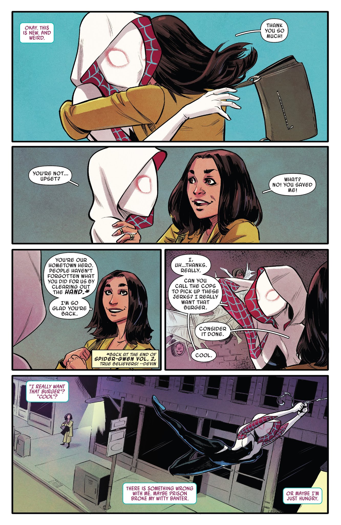 Read online Spider-Gwen: Ghost-Spider comic -  Issue #1 - 7