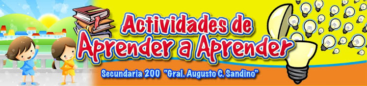 Actividades de Aprender a Aprender