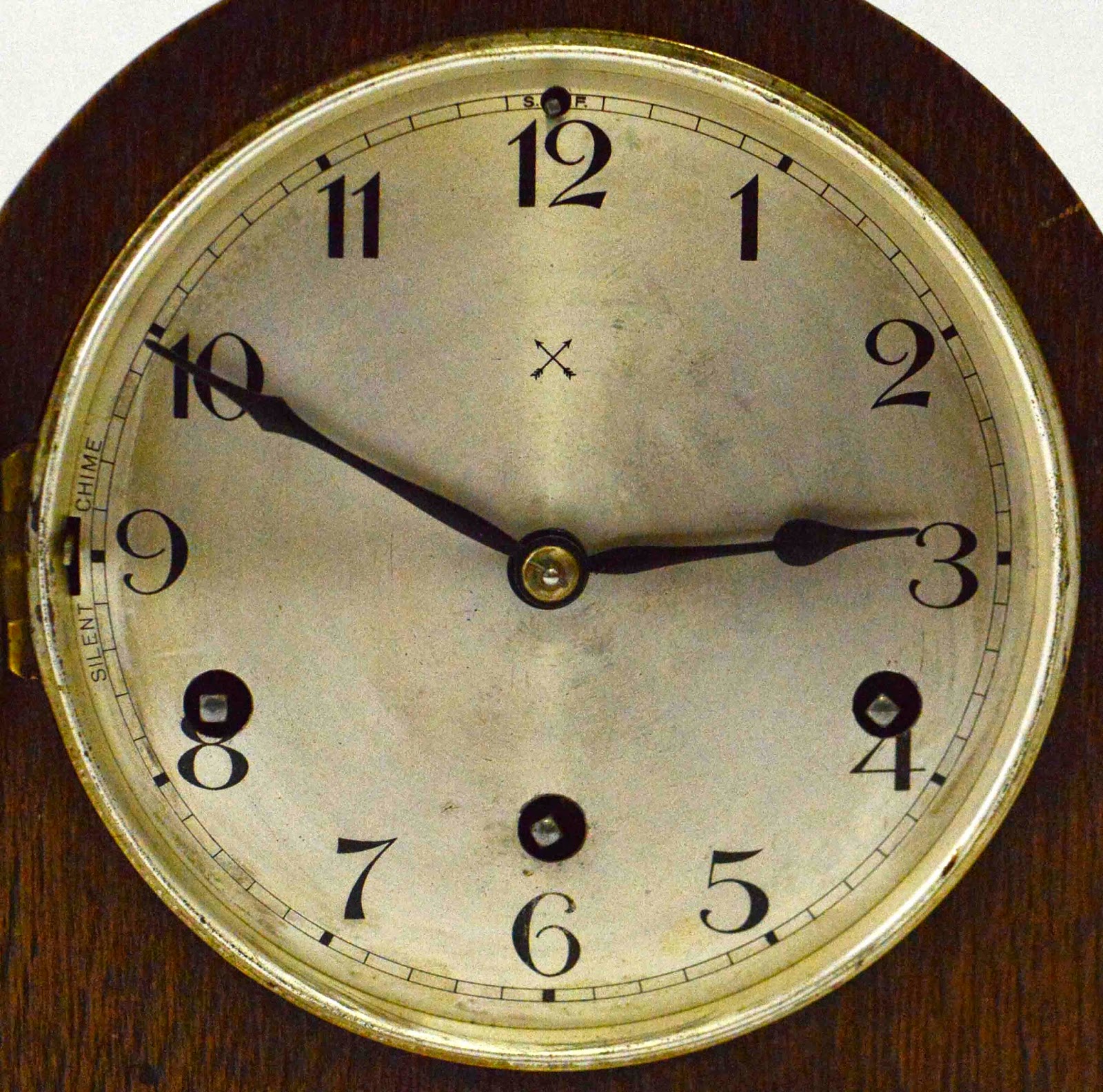 Old Vintage Gallery HAC Mantle Clock Circa Early 1900