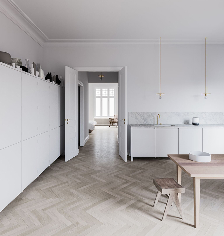 Contemporary minimalistic kitchen by Andreu Taberner