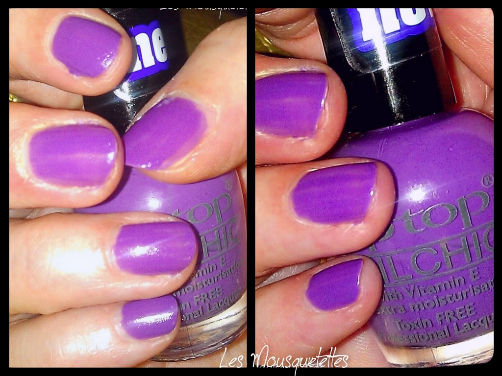 Teinte Grape Dance Vernis Tip Top Nail - Les Mousquetettes© Teinte Grape Dance Vernis Tip Top Nail - Les Mousquetettes©