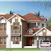 2012 sq.ft. 3 bedroom Kerala style home design