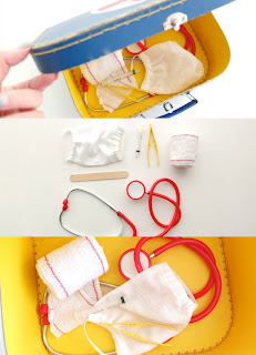 como hacer un kit medico para jugar