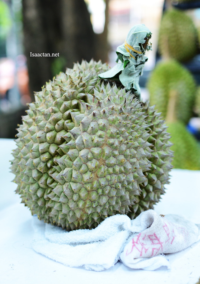 The Black Thorn Durian from outside