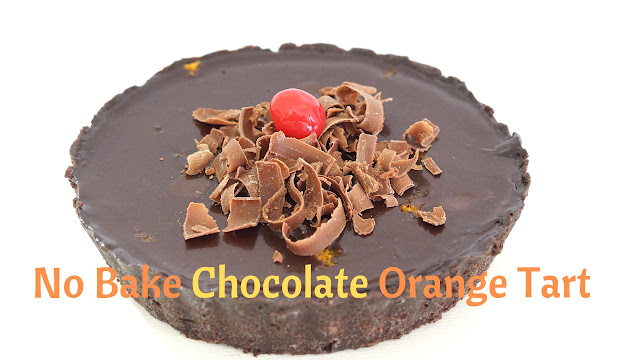 No Bake Chocolate Orange Tart