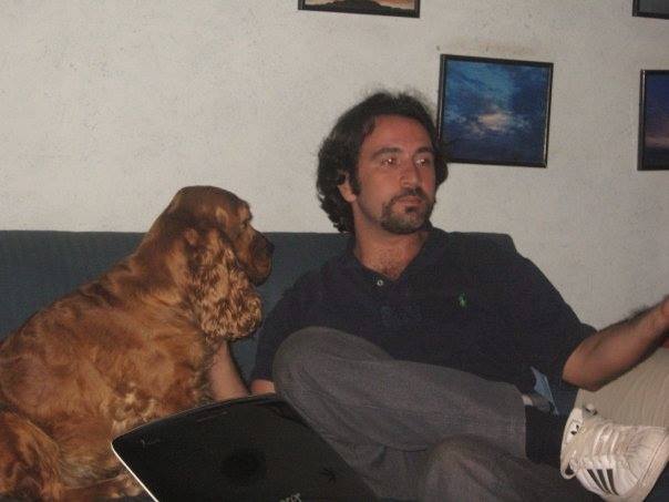 Omar Cherif and Caramella in Cairo, Egypt - 2007