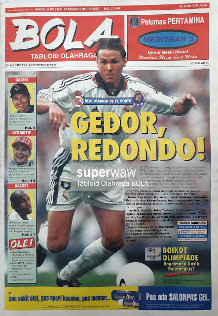 TABLOID BOLA: REAL MADRID VS FC PORTO GEDOR, REDONDO!